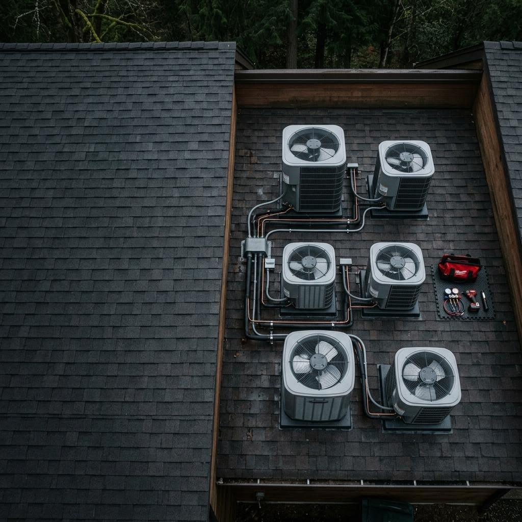 Aerial view of Algona, WA — Coast HVAC service area